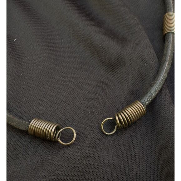 Truly Unique!! Vintage Steel & Brass Industrial Chocker - Picture 4 of 5